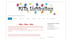 Desktop Screenshot of kita-luftballon.ch